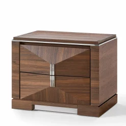 Comò a 2 cassetti in cristallo FB Collection*Franco Bianchini Outlet