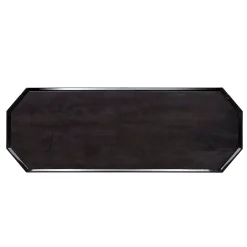 Comò a 2 cassetti in cristallo scuro FB Collection*Franco Bianchini Outlet