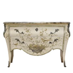 Comò in legno laccato dipinto a mano*Ros Italia Interiors Online