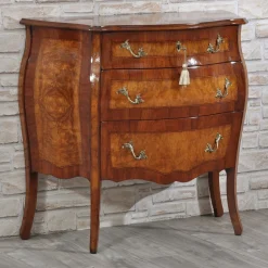 Comò intarsiato Venezia '700 Luigi XV*Vangelista 1960 Discount