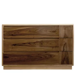 Comò Minimalista in Noce e Castagno*Ebanisteria Roberto Gambella Outlet