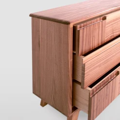 Comò scandinavo in noce nero*Ebanisteria Roberto Gambella New