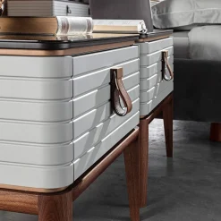 Comodino grigio Levanzo*Meroni & Colzani Hot