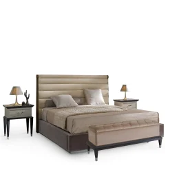 Comodino Penthouse Bianco e Nero*LCI_DECORA Outlet