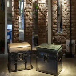 Comodo Pouf-Trunk Beige Oslo*laErre Trunks New