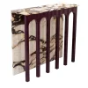 CONSOLE AD ARCO IN MARMO BRECCIA ONICIATA*CG Capelletti Outlet