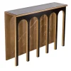 CONSOLE AD ARCO NERA E ORO*CG Capelletti Outlet