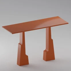 Console Emily in legno laccato arancione*mg12 by Monica Geronimi