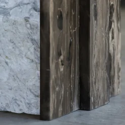 Console in Frappuccino e Marmo Bianco Carrara*Stone Stackers Best