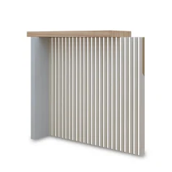 Console in frassino Palmaria e ottone*Lebanto Discount