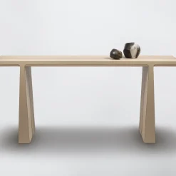 Console in pelle beige La Linea*Giobagnara Hot