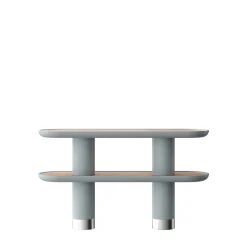 Console Mina 2.150 a 2 ripiani in azzurro pastello*Ultramobili New