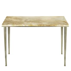 Console Novecento in Ottone e Marmo*Bronzetto Sale