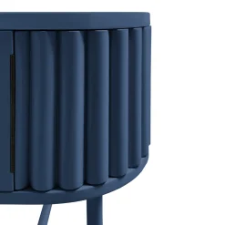 Console per giradischi VYC in MDF Blu Oltremare di Max Dalle Sasse*DLA Design Lab New