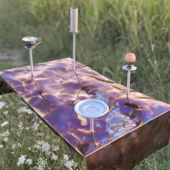 Console per la colazione Domenica in acciaio multicolore*M'AMA Interni + di Federica Zama Best