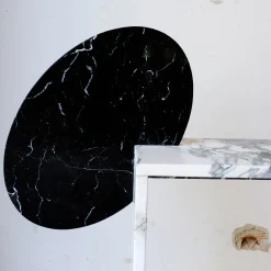 Console piccola in marmo Marquina*Stone Stackers Discount