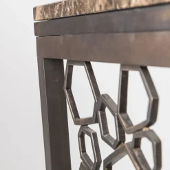 Console Poligoni con piano in marmo Saint Laurent lucido*Selezioni Domus Online