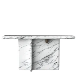 Console Ville in marmo con dettaglio in rovere tinto Wengè*Monitillo 1980 Online