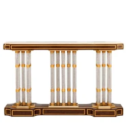 CONSOLLE 18 GAMBE IN BRONZO E CRISTALLO*CG Capelletti Online