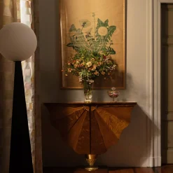 Consolle Ali di Farfalla in radica e noce*Carpanelli Discount