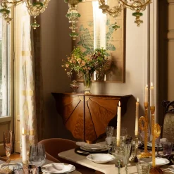 Consolle Ali di Farfalla in radica e noce*Carpanelli Discount