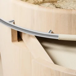 Consolle da bar con base in legno e piano in marmo Maris di Kelly Wearstler*Giobagnara Clearance