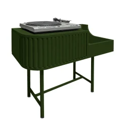 Consolle giradischi verde VYC in MDF di Max Dalle Sasse*DLA Design Lab Sale