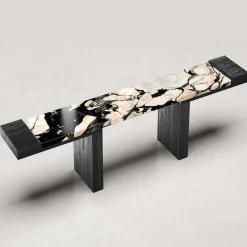 Consolle Grande in Marmo Notre Dame e Legno After All*Giopagani New