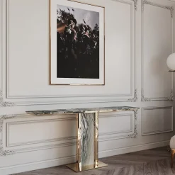 Consolle in marmo Afon Cipollino Verde di Paolo Ciacci*L'Eccesso Outlet