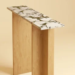 Consolle Maha in Marmo Calacatta e Rovere*Lebanto Online