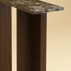 Consolle Maha in Marmo Emperador e Rovere*Lebanto Hot