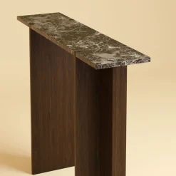 Consolle Maha in Marmo Emperador e Rovere*Lebanto Hot