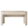 Consolle Metropolis a 2 Cassetti in Sicomoro Beige*Franco Bianchini New