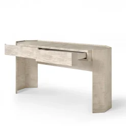 Consolle Metropolis a 2 Cassetti in Sicomoro Beige*Franco Bianchini New