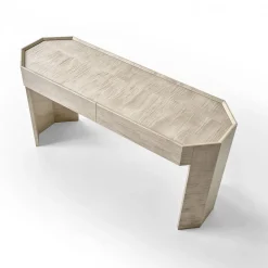 Consolle Metropolis a 2 Cassetti in Sicomoro Beige*Franco Bianchini New