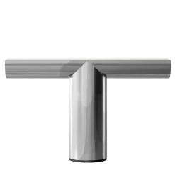 Consolle Perseo in acciaio lucido con piano in marmo Calacatta Oro*Ultramobili