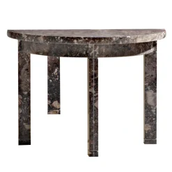 Consolle Piccola in Marmo Broccatello Viola Semicircolare Lord*Kreoo Online