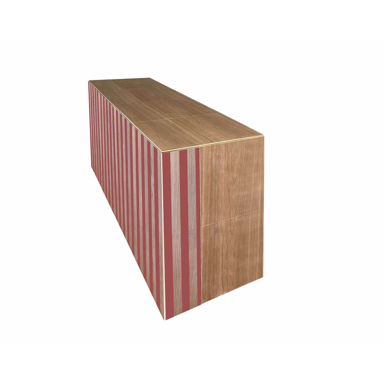 Credenza a 4 ante a righe Md6 di Meccani Studio*Meccani Design