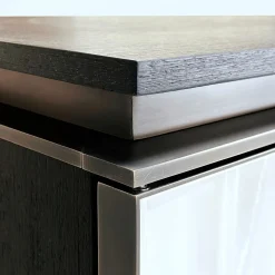 Credenza a 4 Ante After Hours in Rovere e Selenite*Cesare Ferrari Atelier Outlet