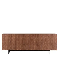 Credenza a 4 ante in noce Tiles*Barba Design