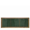 Credenza a 3 ante in velluto verde di Mascia Meccani*Meccani Design Best