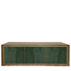 Credenza a 3 ante in velluto verde di Mascia Meccani*Meccani Design Best