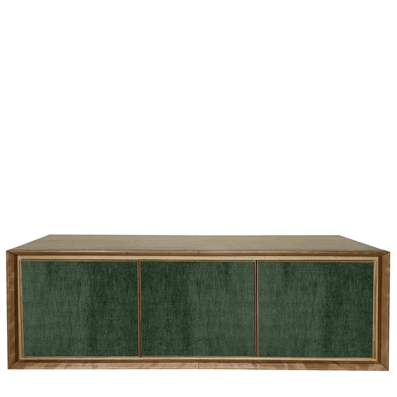 Credenza a 3 ante in velluto verde di Mascia Meccani*Meccani Design Best