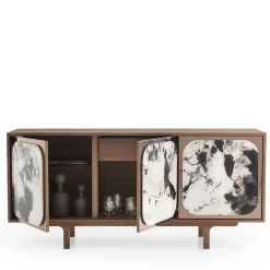 Credenza a 3 ante Margarette effetto marmo Patagonia*Morica Design Clearance