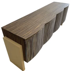 Credenza Art Déco beige e azzurra*Bellani New