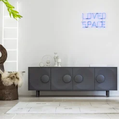 Credenza Bardot 4 porte grigio antracite*Morica Design Sale
