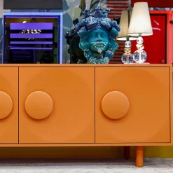 Credenza Bardot a 4 porte in terracotta*Morica Design Sale