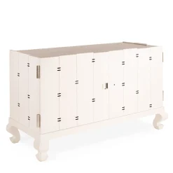 Credenza bassa Haute Couture in rovere bianco*Lando Best