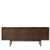 Credenza bassa Sipario a 2 ante in frassino marrone*Dale Italia Hot