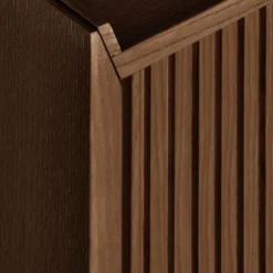 Credenza bassa Sipario a 3 ante in frassino marrone*Dale Italia Best